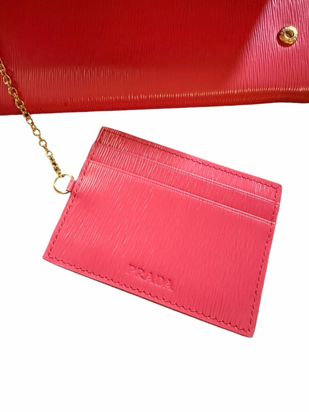 ✨ PRADA Peonia Pink Vitello Move Continental Wallet w/ Removable Insert ✨ - Picture 7 of 10